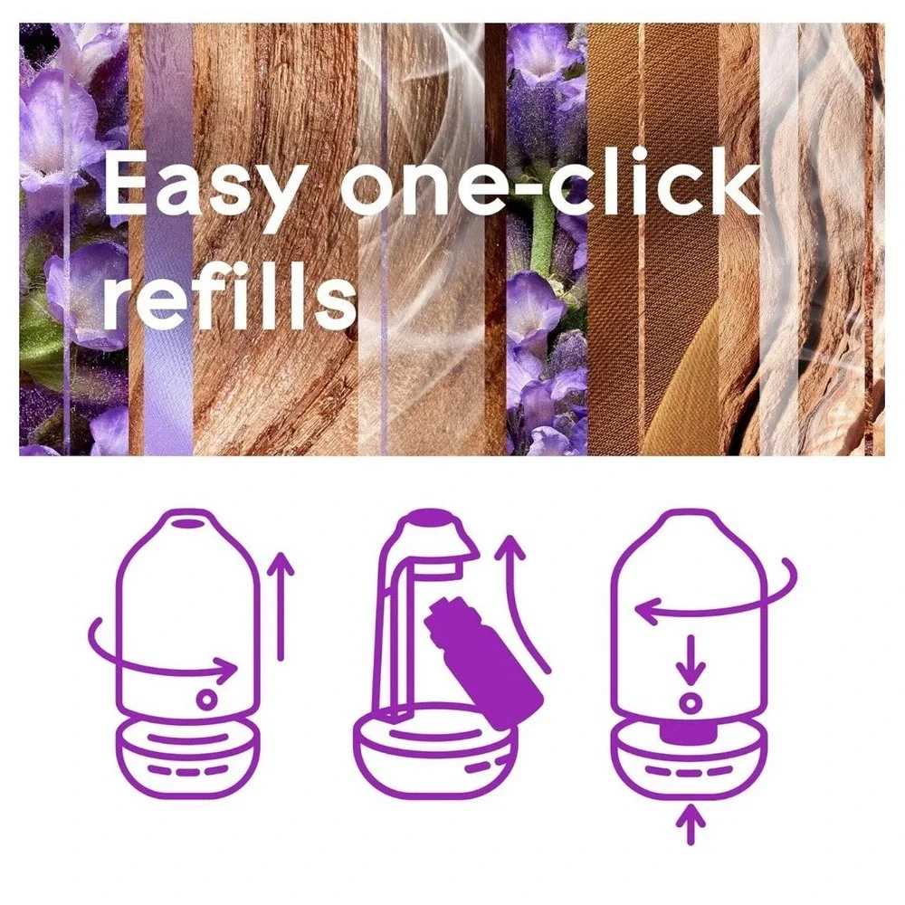 Glade Aromatherapy Diffuser & Essential Oil, Air Freshener for Home, Choose Calm